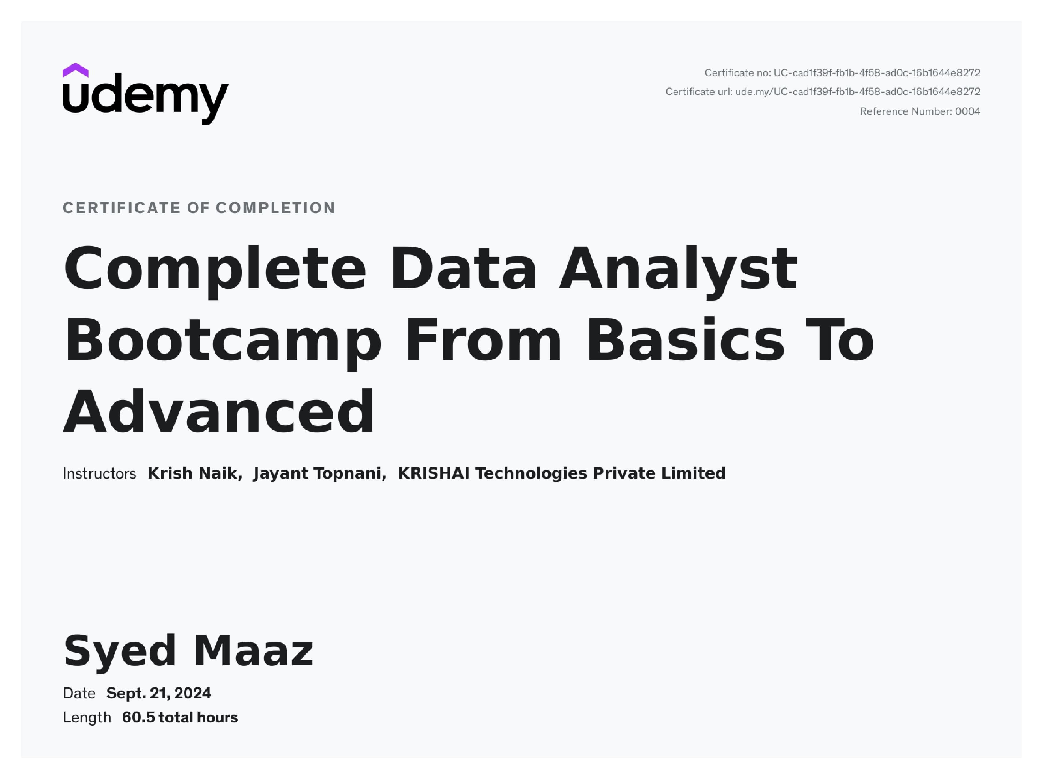 Complete Data Analysis Bootcamp — 2024